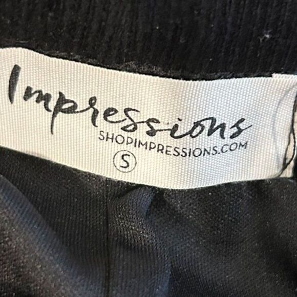 Impressions Sequined Casual Pants - Size Small - Picture 3 of 4